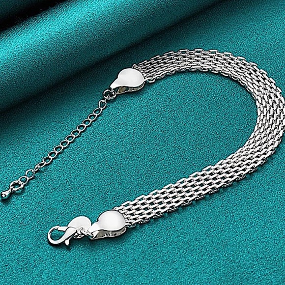 Sterling Silver Trendy 10mm Chain Bracelet - Picture 9 of 10